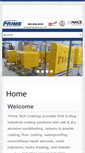 Mobile Screenshot of primetechcoatings.com